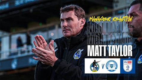 Matt Taylor: We gave Peterborough too much respect